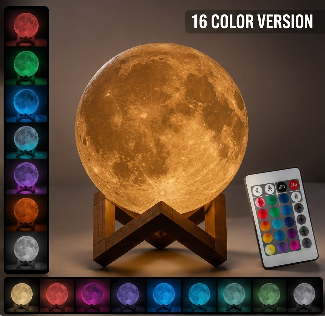 3D Moon Lamp